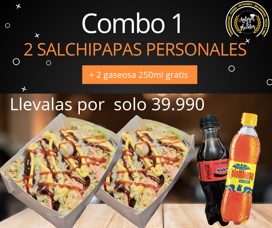 2 Salchipapas personales