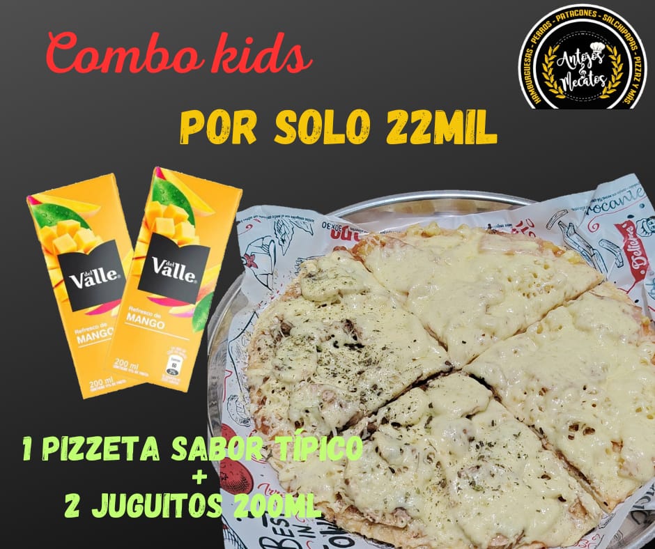 Combo kids Pizzeta 