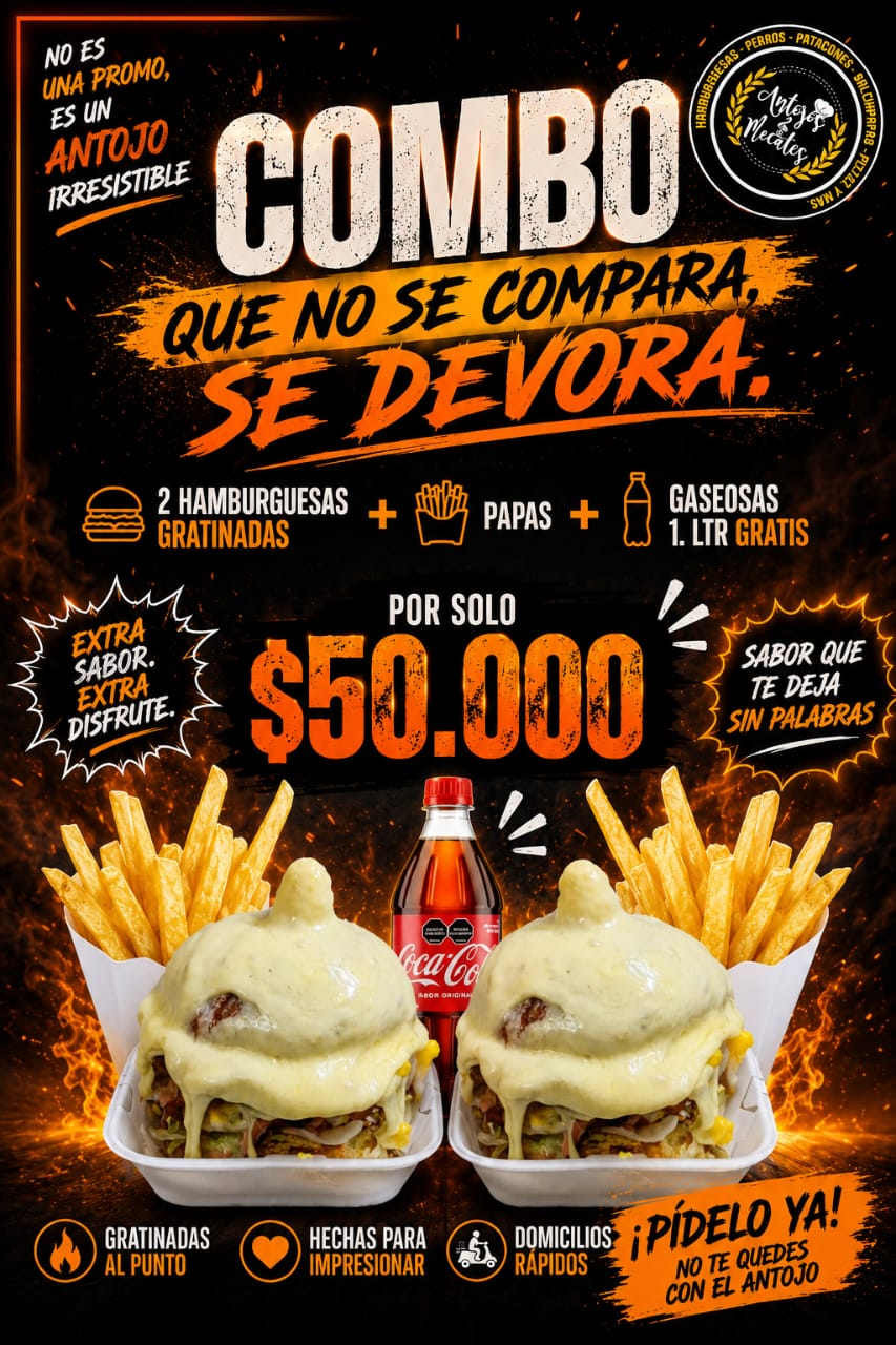 Promoción 2 Hamburguesas 